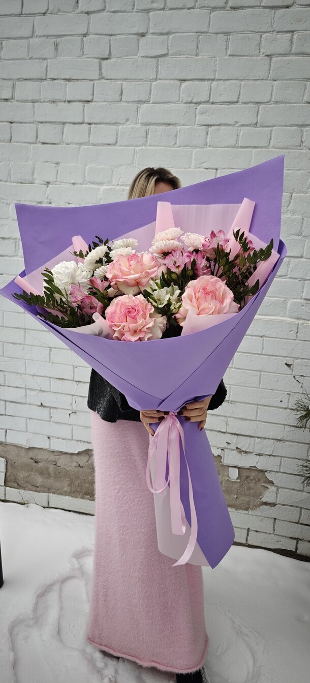 Букет с wow эффектом, артикул F1379640 - 7000 рублей, доставка по городу. Flawery - доставка цветов