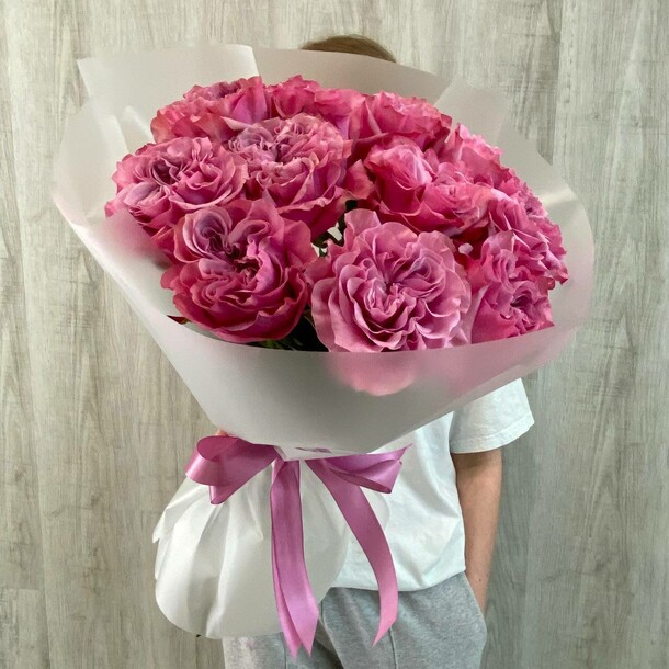 Букет из пионовидных роз, артикул F1426376 - 5395 рублей, доставка по городу. Flawery - доставка цветов