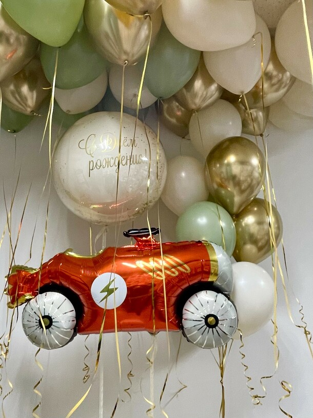 Воздушные шары набор "ретро пати", артикул F1372785 - 18020 рублей, доставка по городу. Flawery - доставка цветов