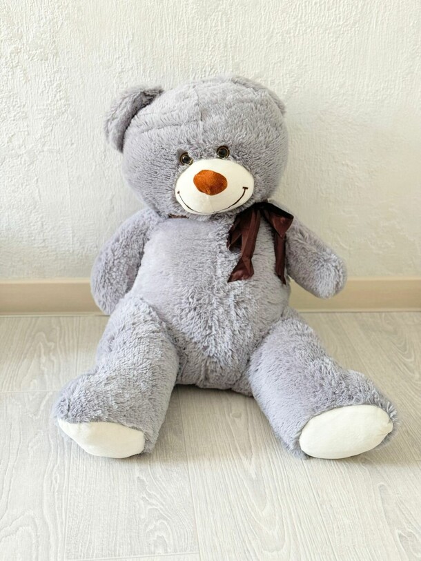 Серый мишка, артикул F1371369 - 7450 рублей, доставка по городу. Flawery - доставка цветов