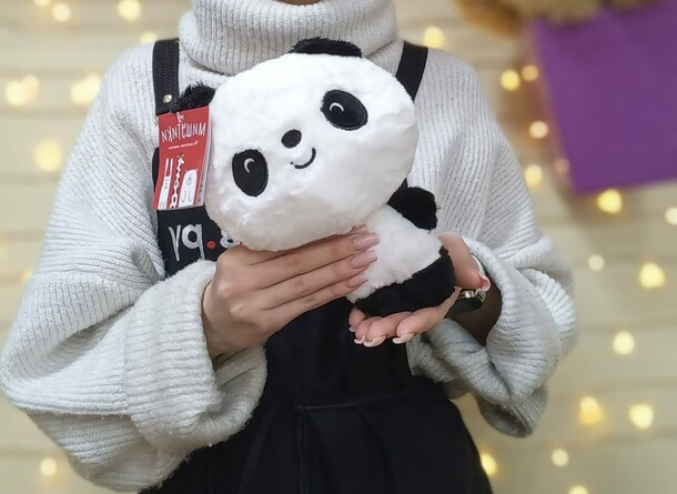 Мини панда, артикул F1371400 - 700 рублей, доставка по городу. Flawery - доставка цветов