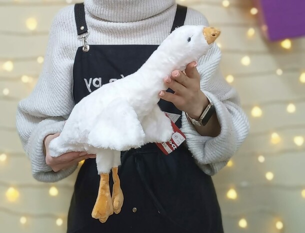 Плюшевый гусёнок, артикул F1371404 - 700 рублей, доставка по городу. Flawery - доставка цветов