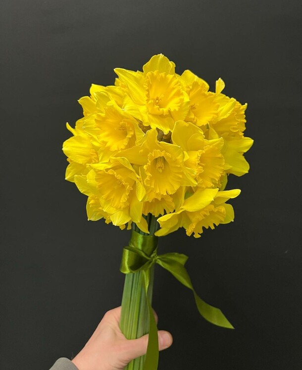 Весенние нарциссы 25 шт, артикул F1372943 - 3900 рублей, доставка по городу. Flawery - доставка цветов