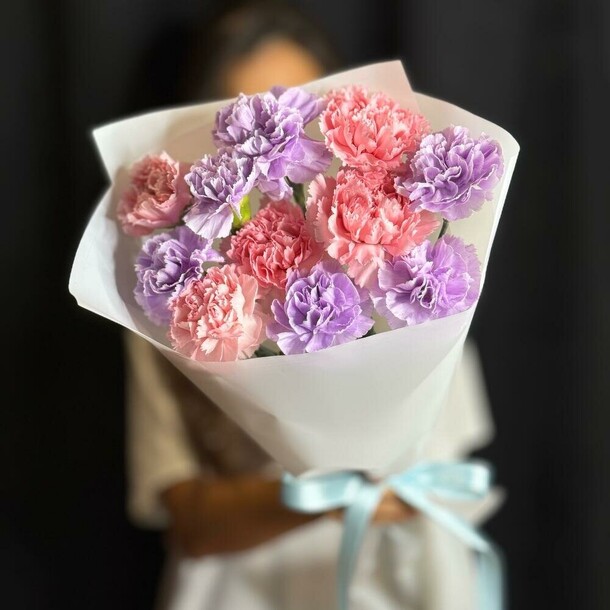 Диантусы, артикул F1372374 - 4370 рублей, доставка по городу. Flawery - доставка цветов