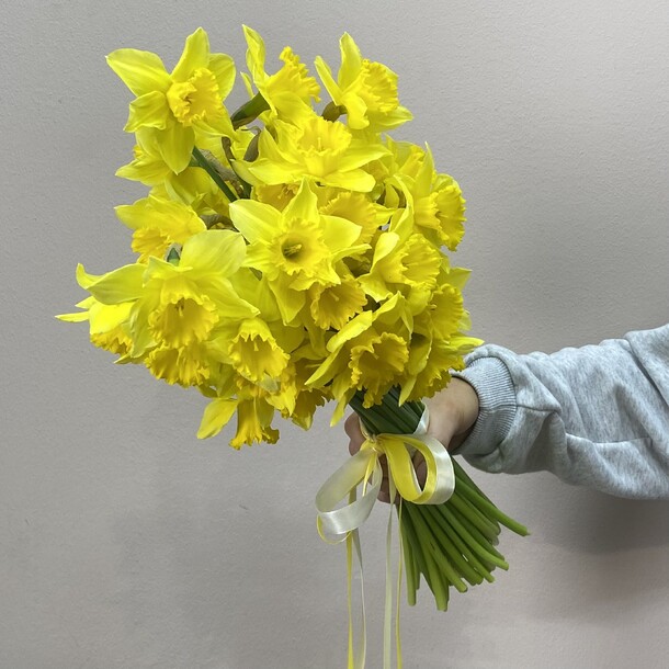 Нарцисс 49 шт, артикул F1534468 - 5190 рублей, доставка по городу. Flawery - доставка цветов
