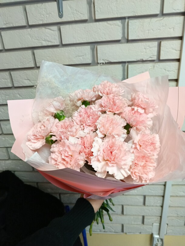 Нежная гвоздика, артикул F1374070 - 3500 рублей, доставка по городу. Flawery - доставка цветов