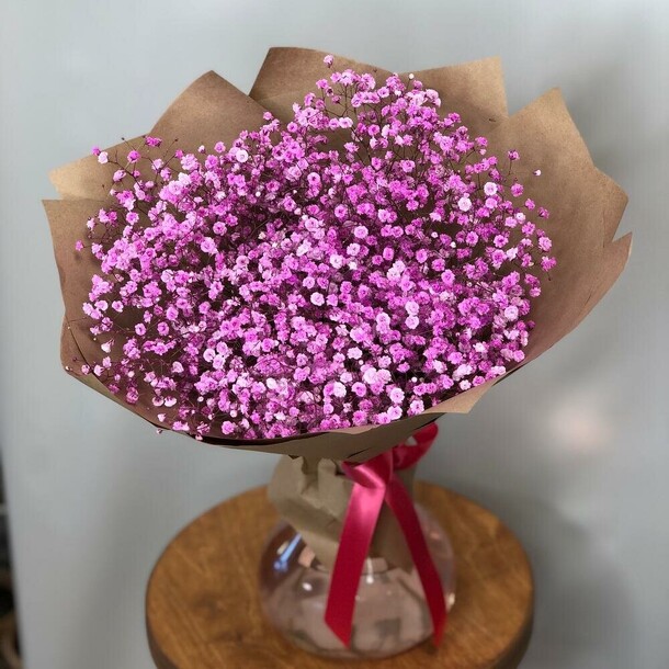 Розовое облачко гипсофилы, артикул F1212970 - 2844 рублей, доставка по городу. Flawery - доставка цветов