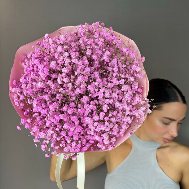 Розовое облачко гипсофилы 💮, артикул F1229169 - 4173 рублей, доставка по городу. Flawery - доставка цветов