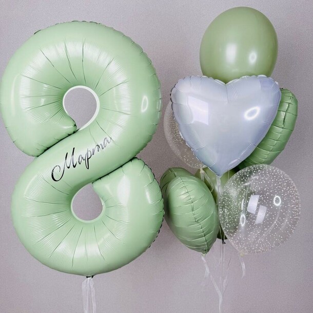 Шары оливия, артикул F1399482 - 4349 рублей, доставка по городу. Flawery - доставка цветов