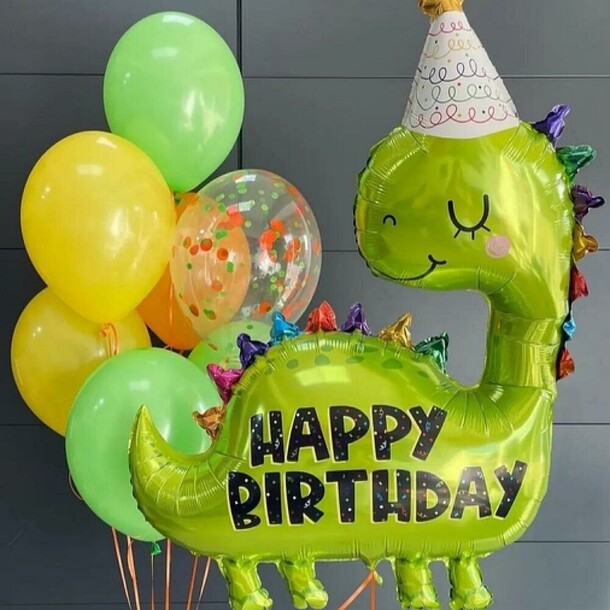 Дино поздравляет, артикул F1399854 - 3599 рублей, доставка по городу. Flawery - доставка цветов