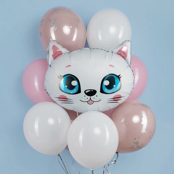 Набор милашка кошка, артикул F1400858 - 3550 рублей, доставка по городу. Flawery - доставка цветов