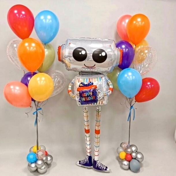 Набо робот поздровляет, артикул F1400863 - 6850 рублей, доставка по городу. Flawery - доставка цветов