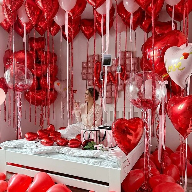 Романтические сердца, артикул F1401112 - 65700 рублей, доставка по городу. Flawery - доставка цветов