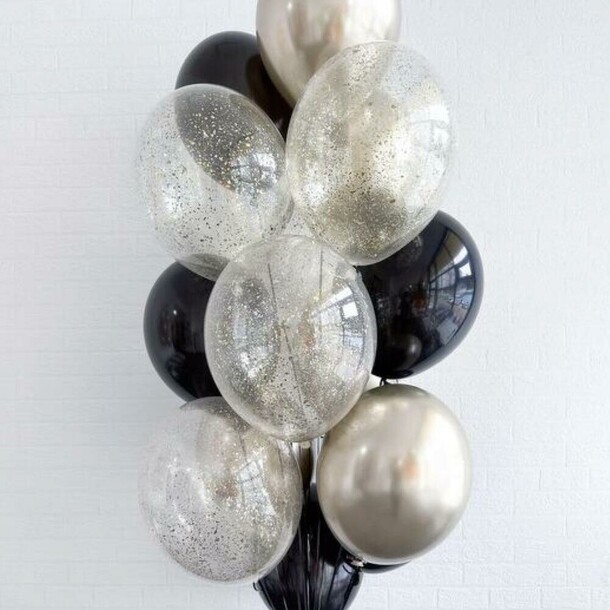 Фонтан из шаров сияй, артикул F1401190 - 3780 рублей, доставка по городу. Flawery - доставка цветов