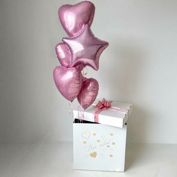 Коробка шаров, артикул F1411767 - 6049 рублей, доставка по городу. Flawery - доставка цветов