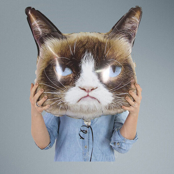 Шар сердитая кошка, артикул F1411778 - 2849 рублей, доставка по городу. Flawery - доставка цветов