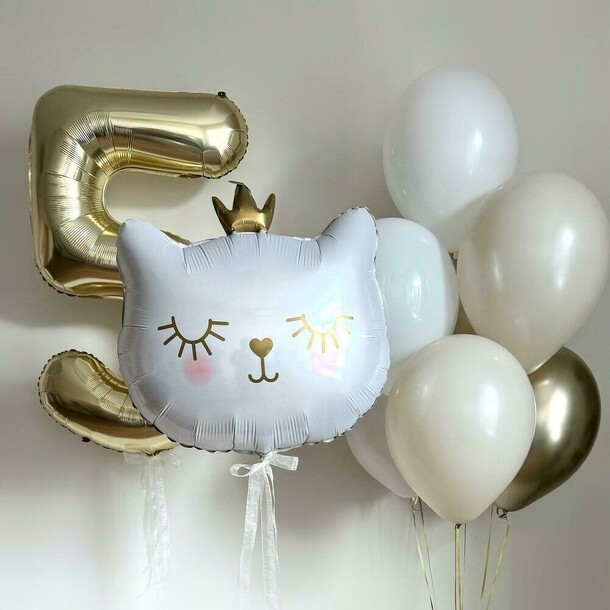 Набор шаров принцесса кошка, артикул F1411823 - 6182 рублей, доставка по городу. Flawery - доставка цветов