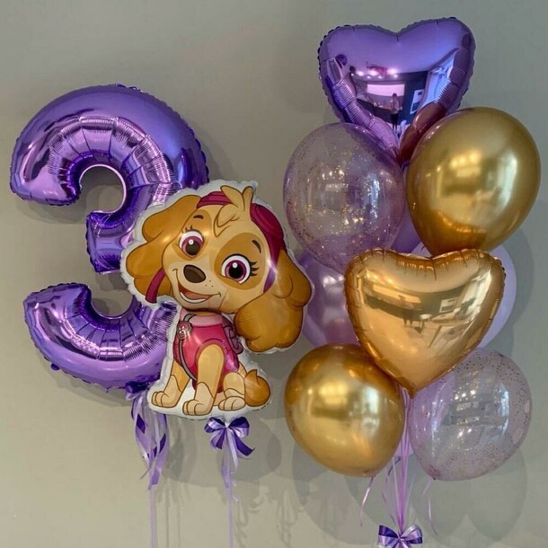 Набор шаров веселая скай, артикул F1411887 - 7250 рублей, доставка по городу. Flawery - доставка цветов