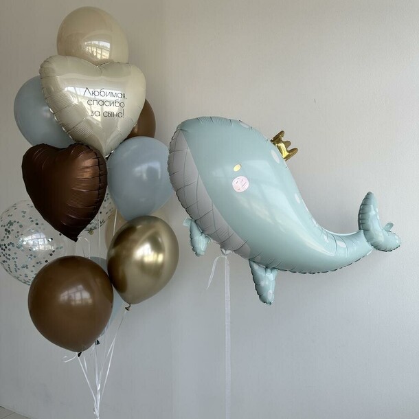 Набор шаров океан эмоций, артикул F1411898 - 6450 рублей, доставка по городу. Flawery - доставка цветов