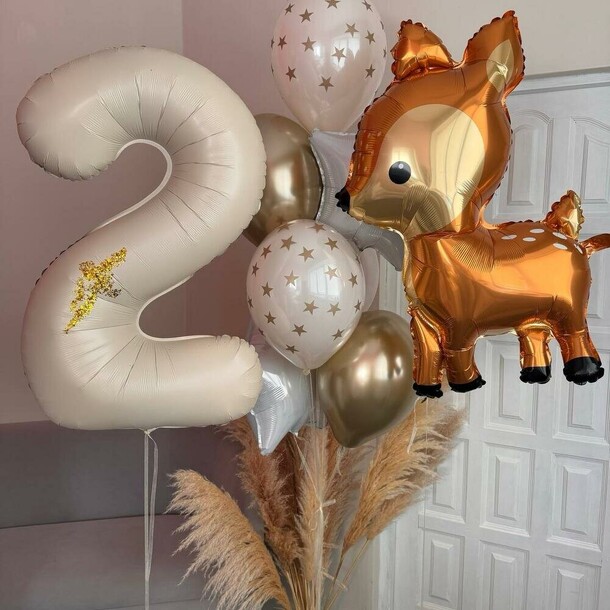 Шары для девочки лесная история, артикул F1443357 - 6650 рублей, доставка по городу. Flawery - доставка цветов