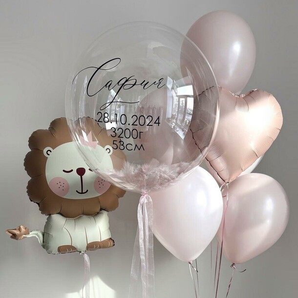 Выписка из роддома девочки львенок, артикул F1450807 - 8379 рублей, доставка по городу. Flawery - доставка цветов