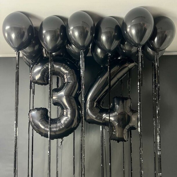 Шары для мужчин стиляга, артикул F1450811 - 8550 рублей, доставка по городу. Flawery - доставка цветов