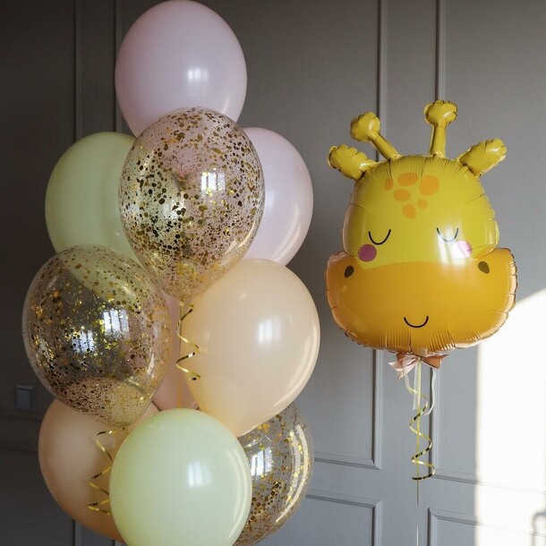 Шары для девочек пятнышко, артикул F1450822 - 4950 рублей, доставка по городу. Flawery - доставка цветов