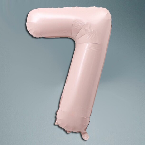 Шар цифра пыльная роза 7, артикул F1452268 - 1950 рублей, доставка по городу. Flawery - доставка цветов