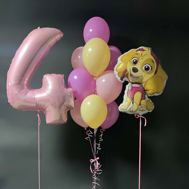 Шары для девочек спатели, артикул F1457852 - 7240 рублей, доставка по городу. Flawery - доставка цветов