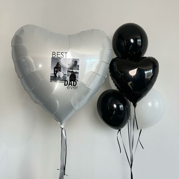 Шары мужчине любовь, артикул F1474769 - 6580 рублей, доставка по городу. Flawery - доставка цветов