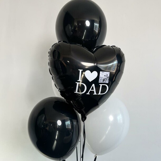 Фонтан из шаров я люблю, артикул F1474816 - 3200 рублей, доставка по городу. Flawery - доставка цветов