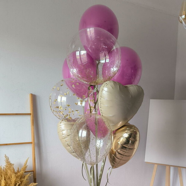 Фонтан шаров гармония, артикул F1488014 - 5980 рублей, доставка по городу. Flawery - доставка цветов