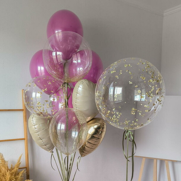 Шары для девушки опал, артикул F1488017 - 8290 рублей, доставка по городу. Flawery - доставка цветов