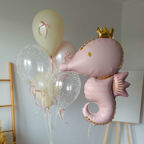 Шары для девочки морские сказки, артикул F1504812 - 4980 рублей, доставка по городу. Flawery - доставка цветов