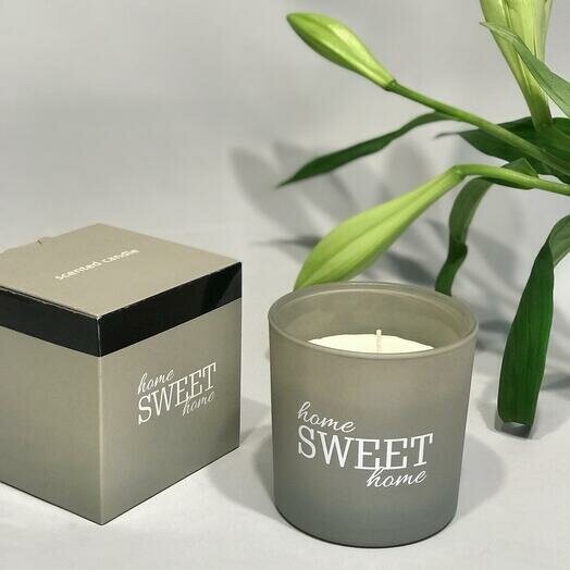 Ароматическая свеча «sweet home», артикул F1319960 - 3690 рублей, доставка по городу. Flawery - доставка цветов