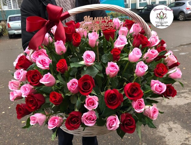 Бомбическая корзина, артикул F71169 - 24606 рублей, доставка по городу. Flawery - доставка цветов