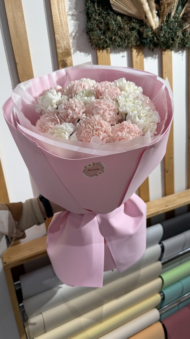 Нежные диантусы, артикул F1396357 - 4147 рублей, доставка по городу. Flawery - доставка цветов