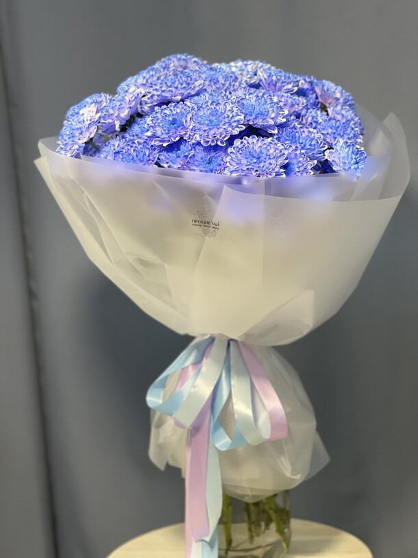 Огромный букет из кустовых хризантем, артикул F1425593 - 6750 рублей, доставка по городу. Flawery - доставка цветов