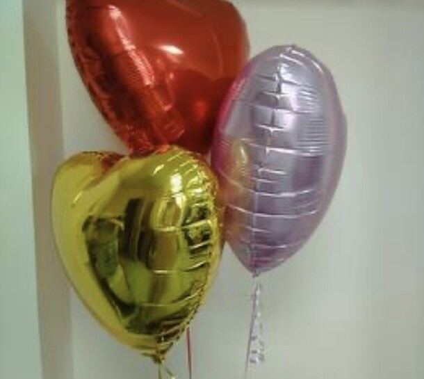 Набор шаров сердца, артикул F1428706 - 1928 рублей, доставка по городу. Flawery - доставка цветов