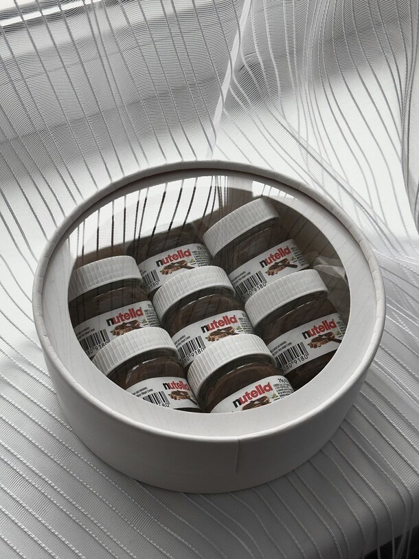 Круглая мини nutella, артикул F1396514 - 3200 рублей, доставка по городу. Flawery - доставка цветов