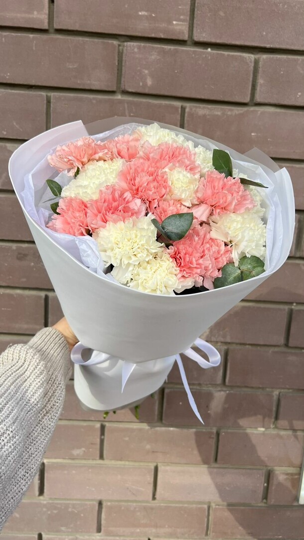 Букет из стойких диантусов, артикул F1415224 - 4719 рублей, доставка по городу. Flawery - доставка цветов