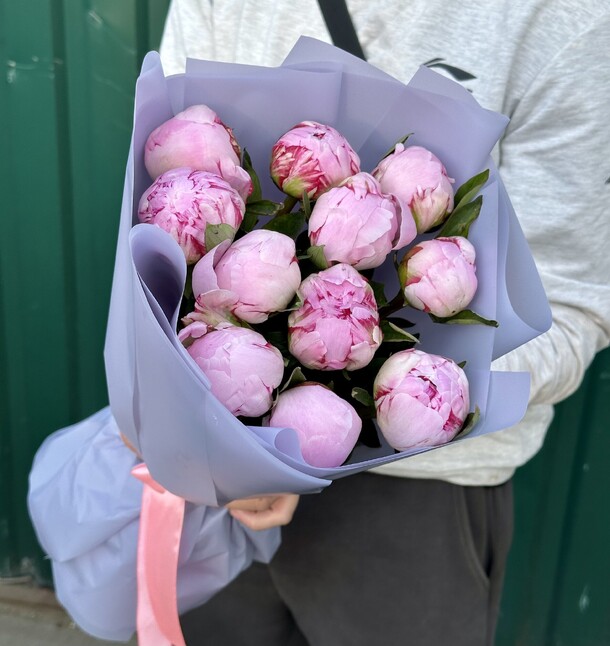 Розовые пионы, артикул F1399356 - 13108 рублей, доставка по городу. Flawery - доставка цветов