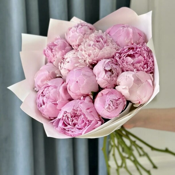 Пионы премиум сара бернар, артикул F1401900 - 14950 рублей, доставка по городу. Flawery - доставка цветов