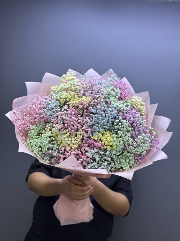 Гипсофила разноцветная, артикул F1404740 - 12900 рублей, доставка по городу. Flawery - доставка цветов