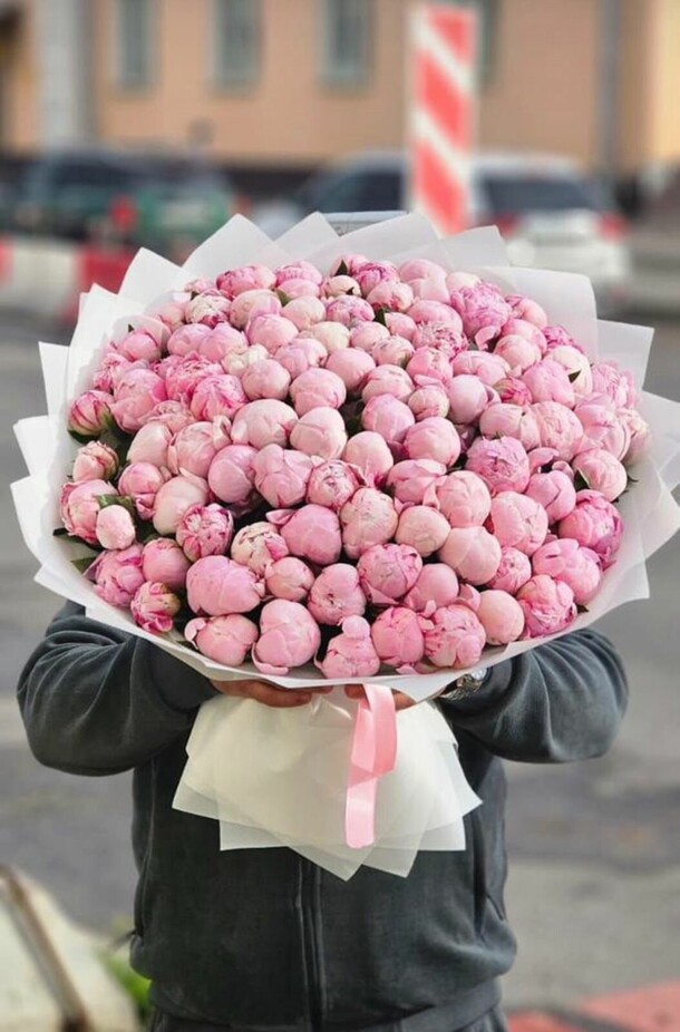 101 ароматный пион, артикул F1434479 - 133100 рублей, доставка по городу. Flawery - доставка цветов