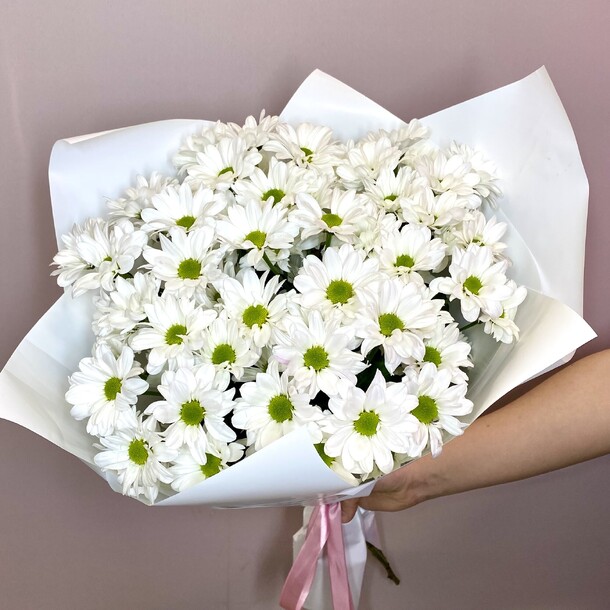 Букет ромашек, артикул F1399283 - 6500 рублей, доставка по городу. Flawery - доставка цветов