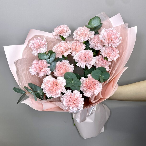 Букет кружевных диантусов, артикул F1399346 - 7933 рублей, доставка по городу. Flawery - доставка цветов