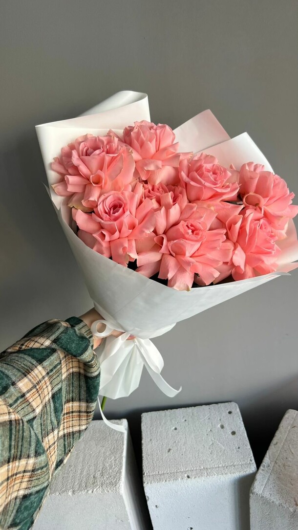 Нежные французские розы, артикул F1435948 - 4350 рублей, доставка по городу. Flawery - доставка цветов