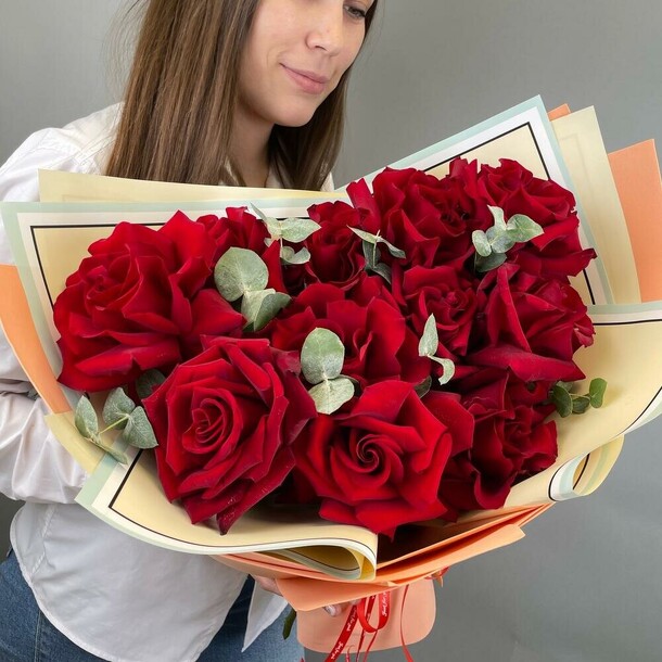 Французская роза хит !!!, артикул F1418770 - 5750 рублей, доставка по городу. Flawery - доставка цветов