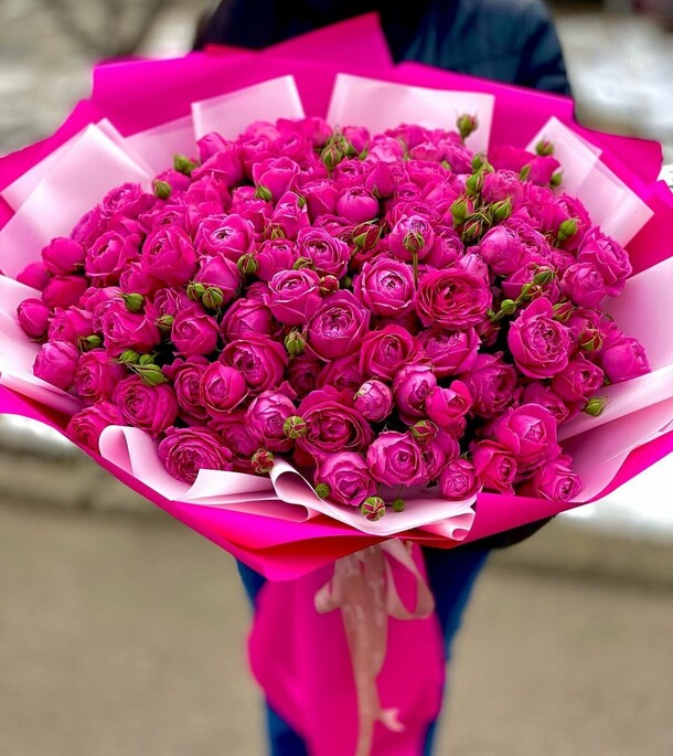 Пионовидные розы, артикул F1151230 - 36299 рублей, доставка по городу. Flawery - доставка цветов